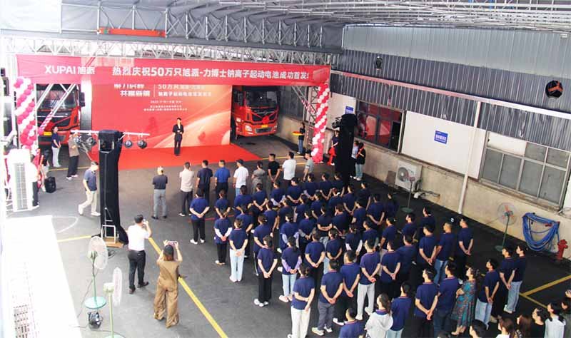 the launch of 500,000 sodium-ion starter batteries4